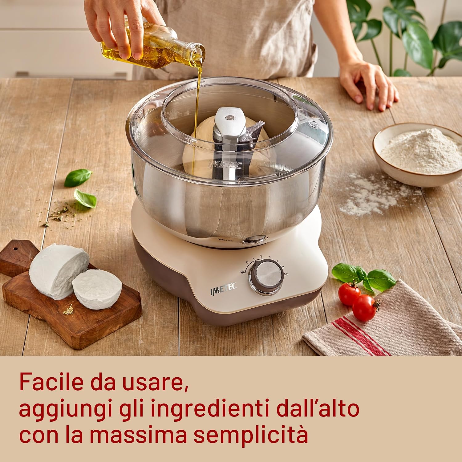 Imetec Cakelover – Impastatrice planetaria 5L 1500W