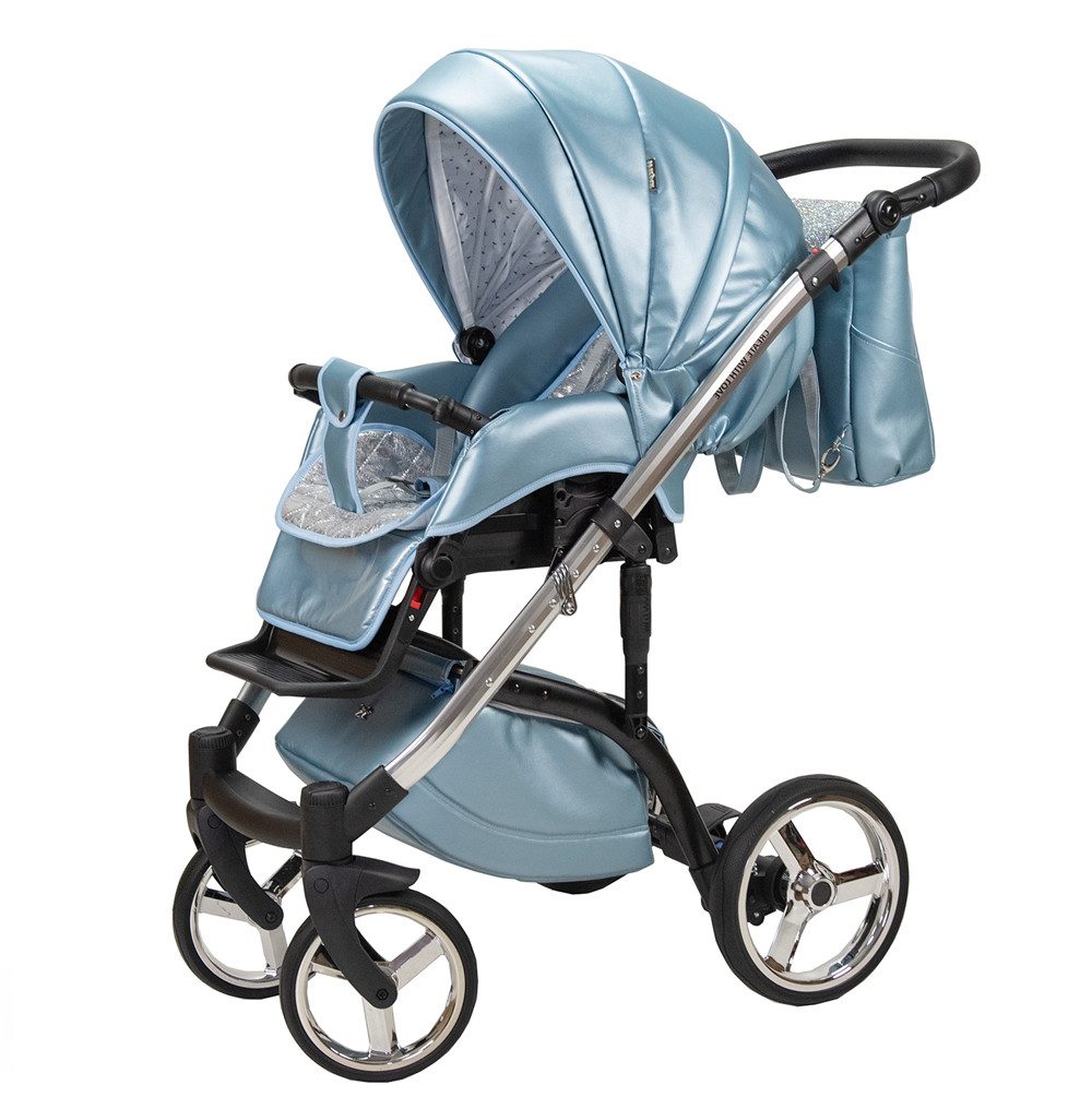 Kombi-Kinderwagen Vip Lux 2 in 1 inkl. Sportsitz und umfangreichem Zubehör in 21 Farben