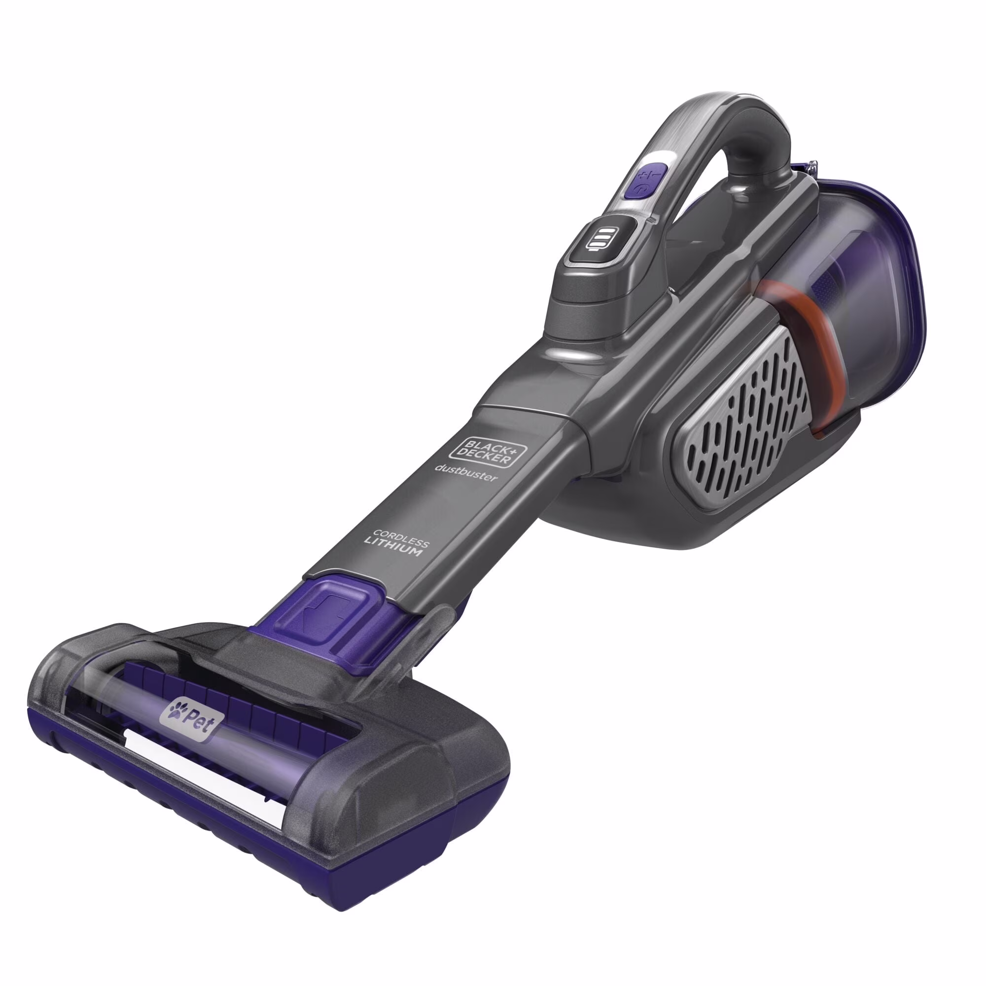 BLACK+DECKER dustbuster furbuster AdvanceClean+ Cordless Pet Handheld Vacuum, HHVK515JP07