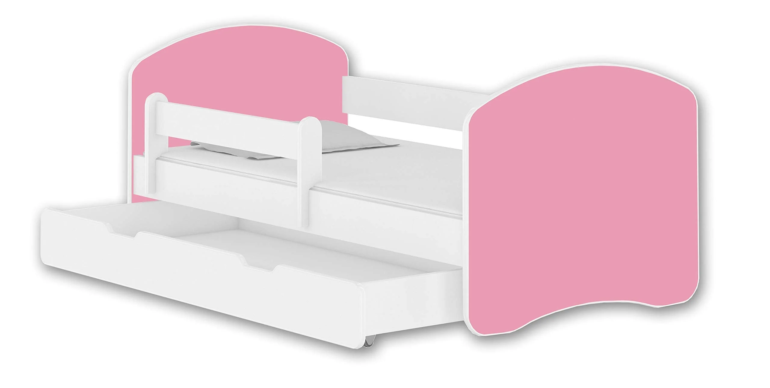 ACMA Juniorbett mit Rausfallschutz und Lattenrost