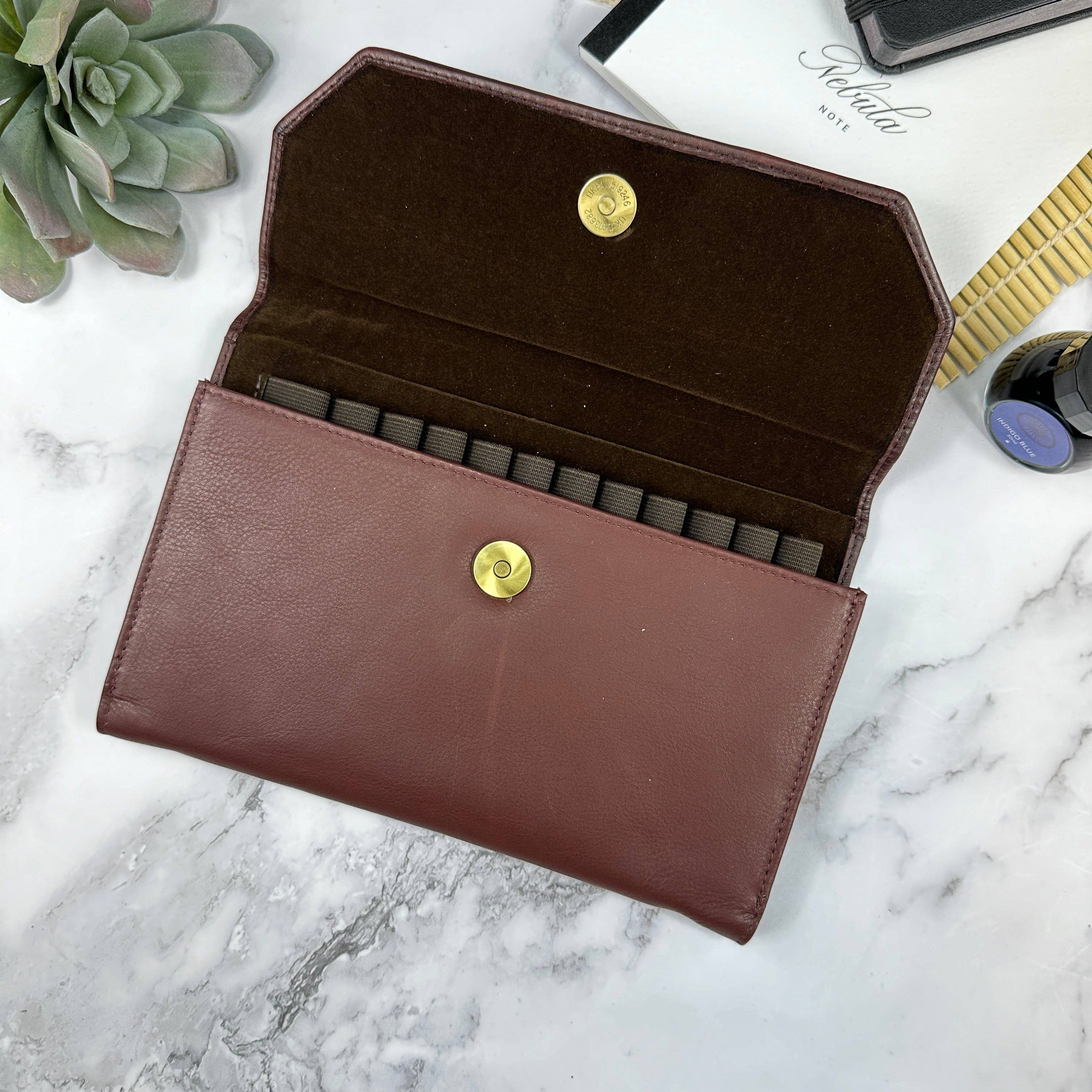 Girologio - Leather 12 Penfolio Clutch