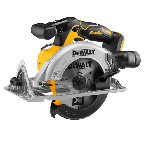 DEWALT DCS565NT XJ Sega Circolare 18V motore BRUSHLESS, 4950 giri/min, ø lama/foro 165/20 mm : Fai da te