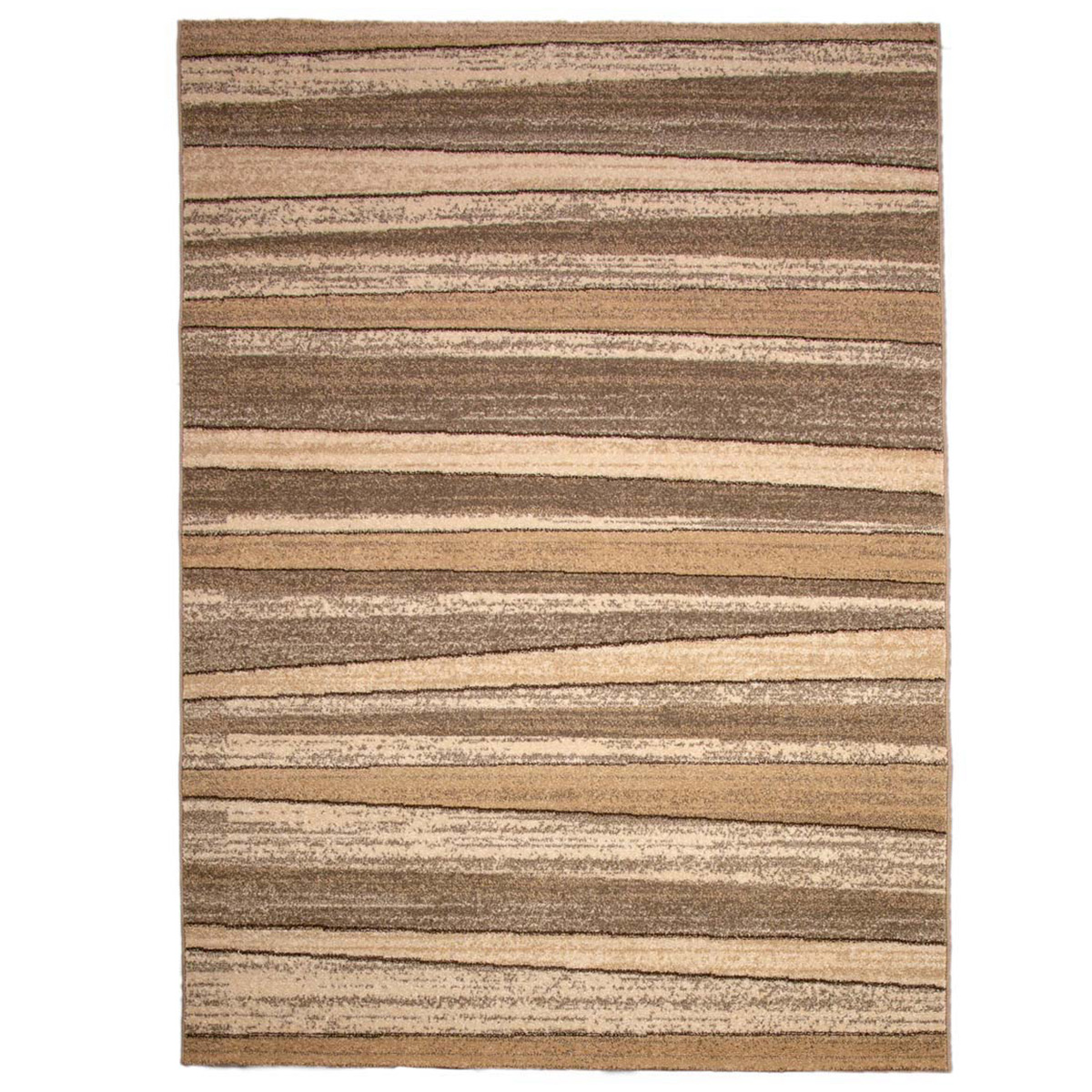 HOMCOM Teppich Kurzflor Creme 150 x 80 x 0,6 cm