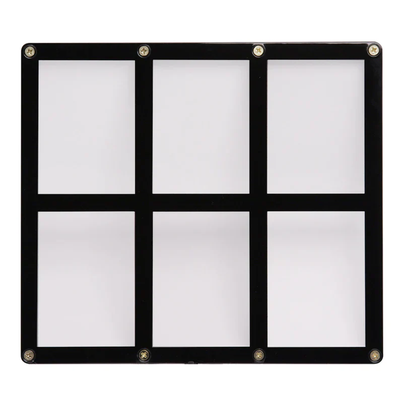 ULTRA PRO  6-Card Black Frame Screwdown Holder