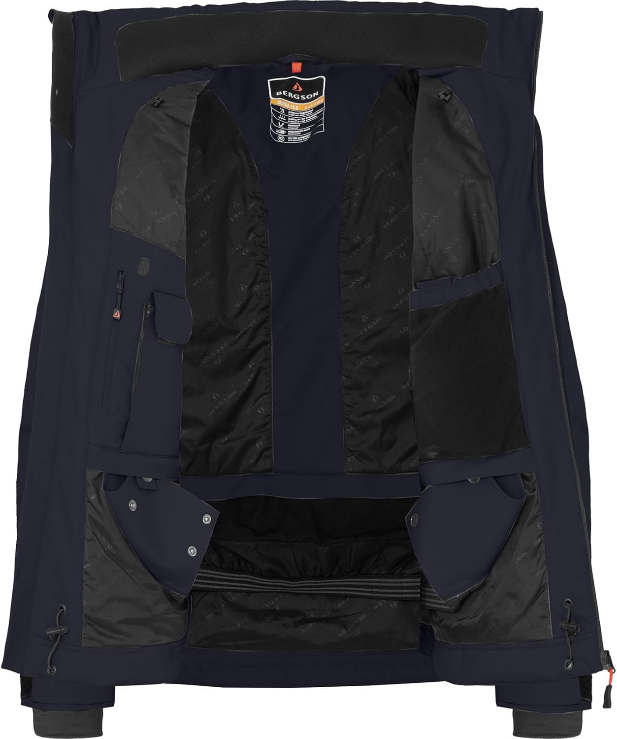 Bergson RESO 2 | Herren Skijacke & Winterjacke, wattiert, wasserdicht, Winddicht, atmungsaktiv - ✓ Normal-/Kurz-/Langgrößen, ✓ wasserdicht (20.000 mm) & verschweißte Nähte, ✓ Win