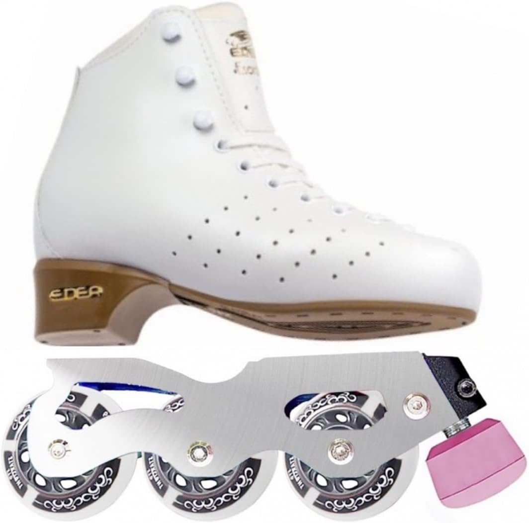 L'Estel Skates - Edea Chorus Balnco C + Wilson Pattern 99 Eislaufen