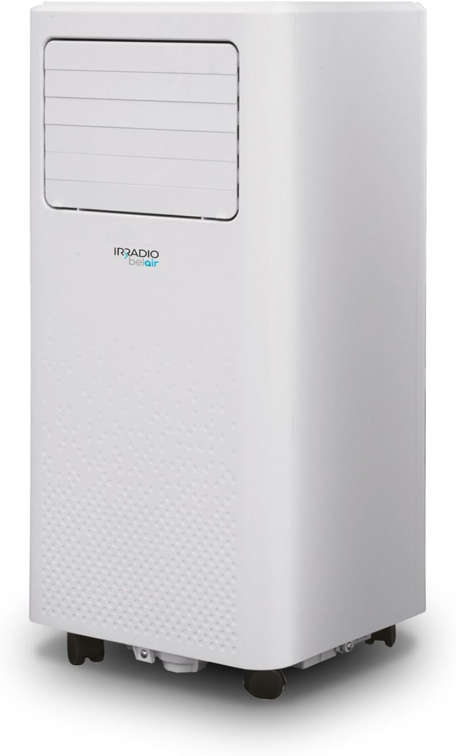 IRRADIO belair VIGO 7 Portable Air Conditioner 7000 BTU with Heat Pump and Dehumidifier, Gas R290, Advanced Functions, Wireless LCD Remote Control, Timer, Wheels, Noise 63 dB, 220-240 V AC