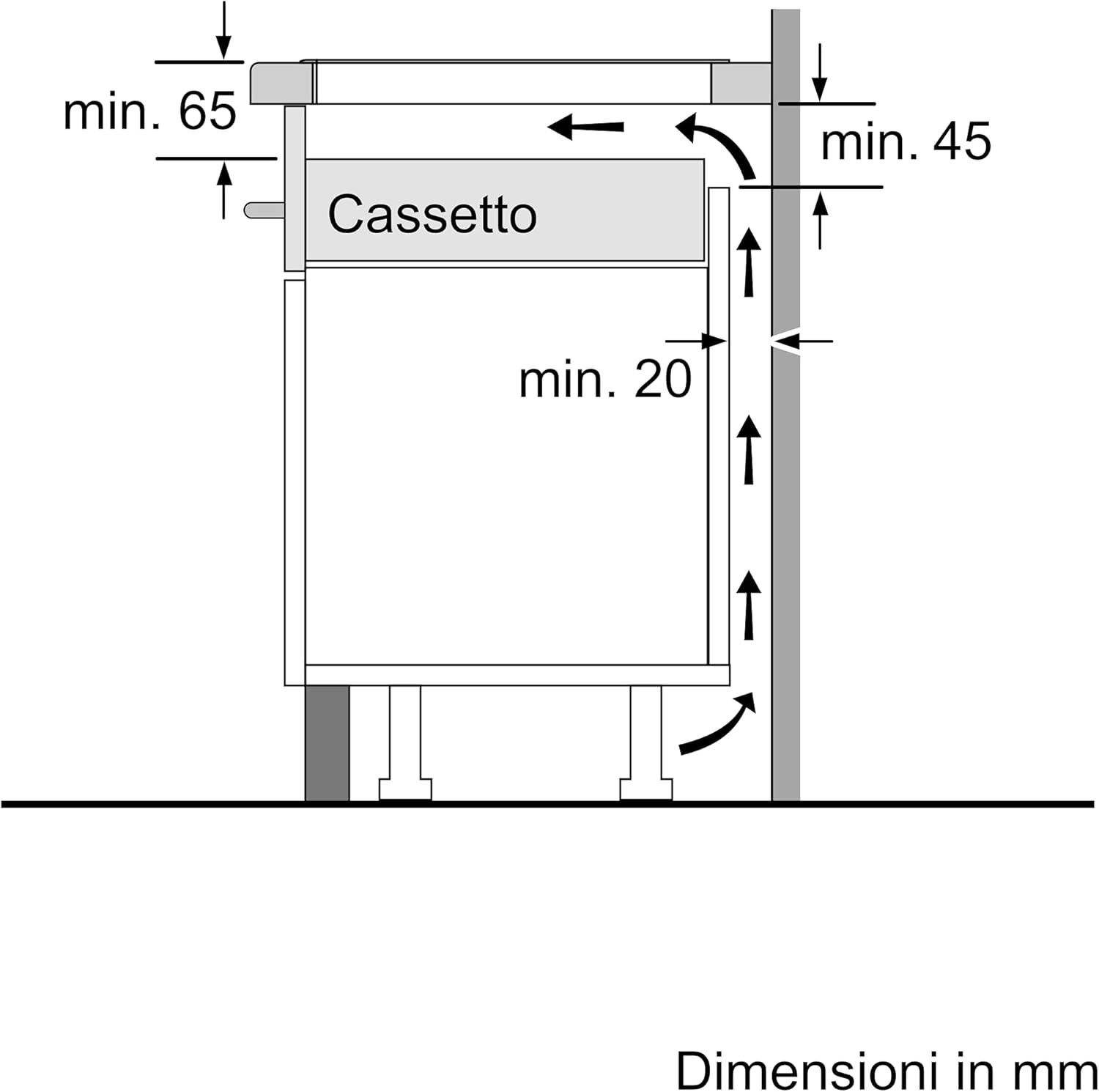 Bosch PUE611BB5J Serie 4, Piano cottura a induzione, PowerBoost accelera il processo di cottura, TouchSelect, senza profili, Nero, 60 cm