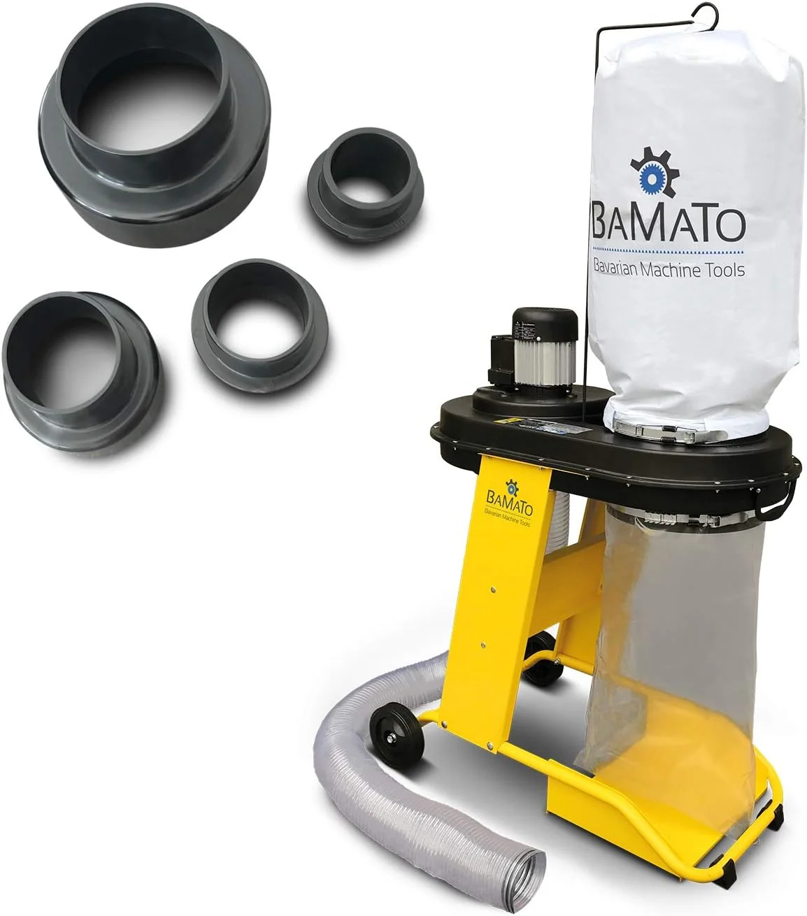BAMATO Absauganlage AB-550 Späneabsaugung Staubabsaugung 230V 50L