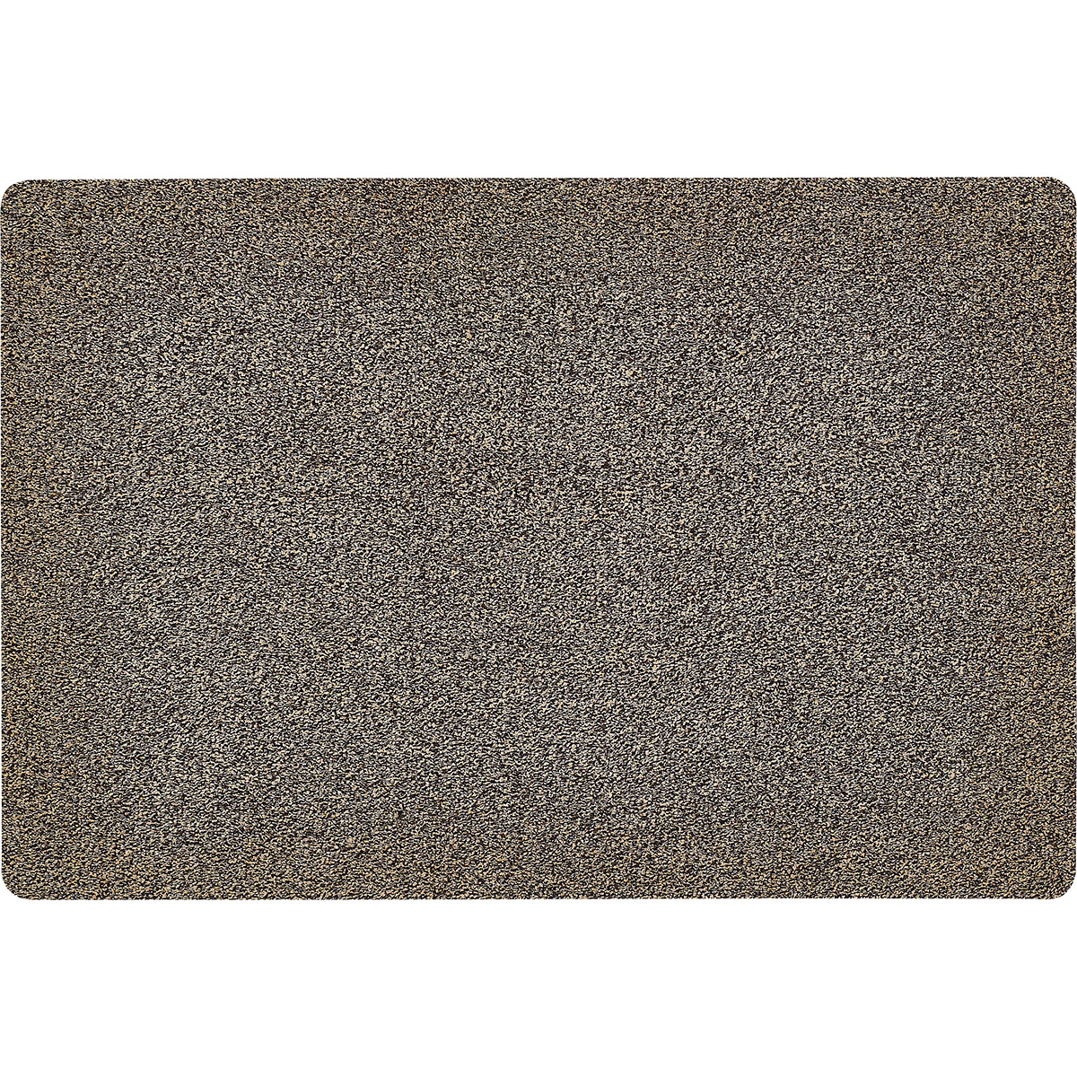 HOMCOM Fußmatte aus Baumwolle waschbar Braun 120 x 80 x 0,45 cm