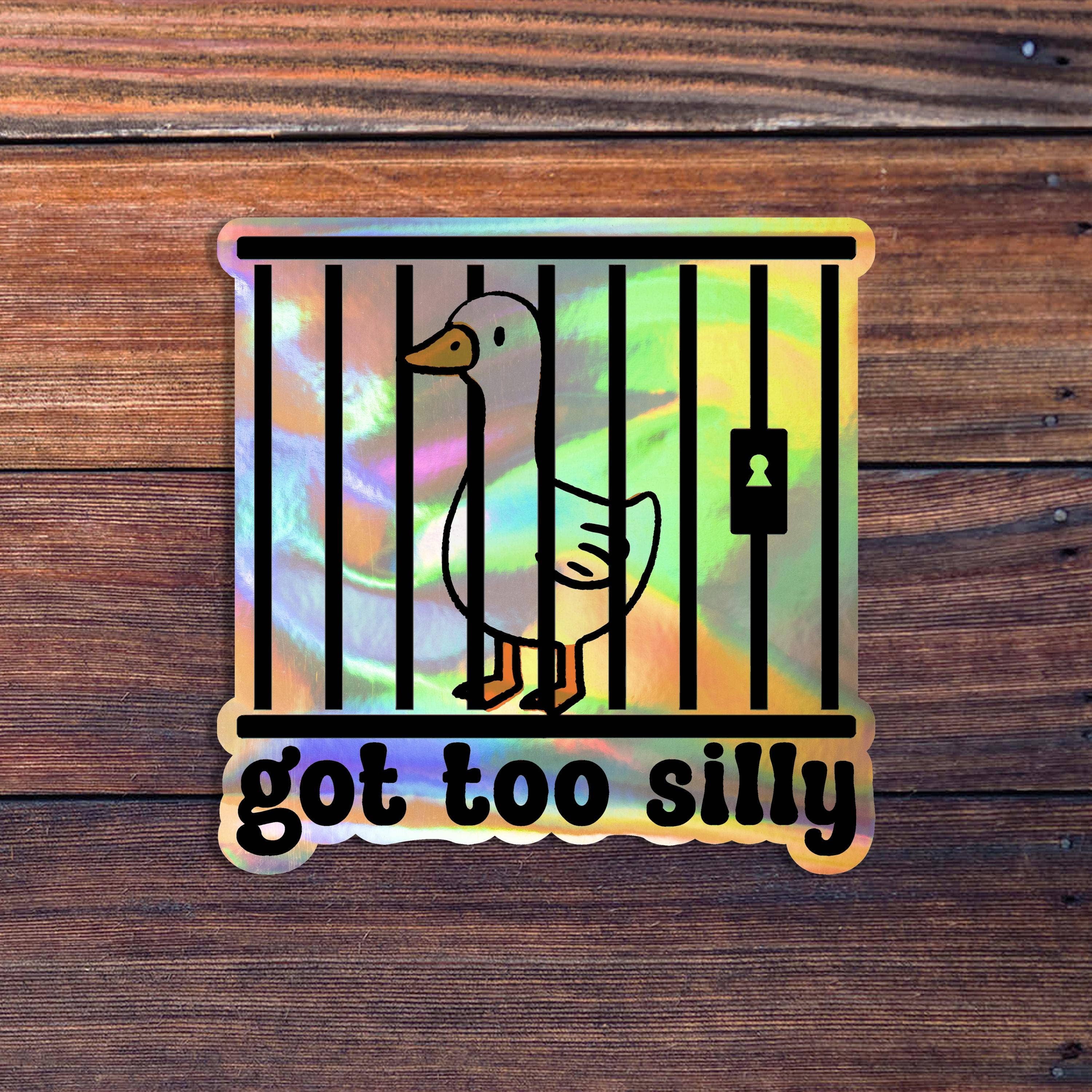 Sticker Horse - Got Too Silly Goose Sticker