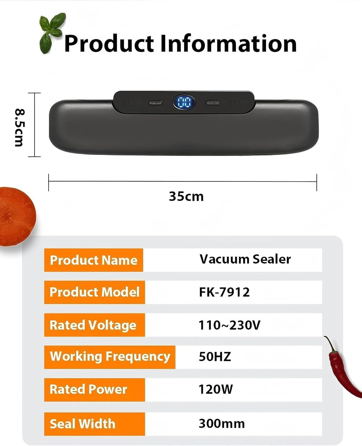 Vakuumierer Vakuumierer Automatischer Vakuumiergerät für Lebensmittel