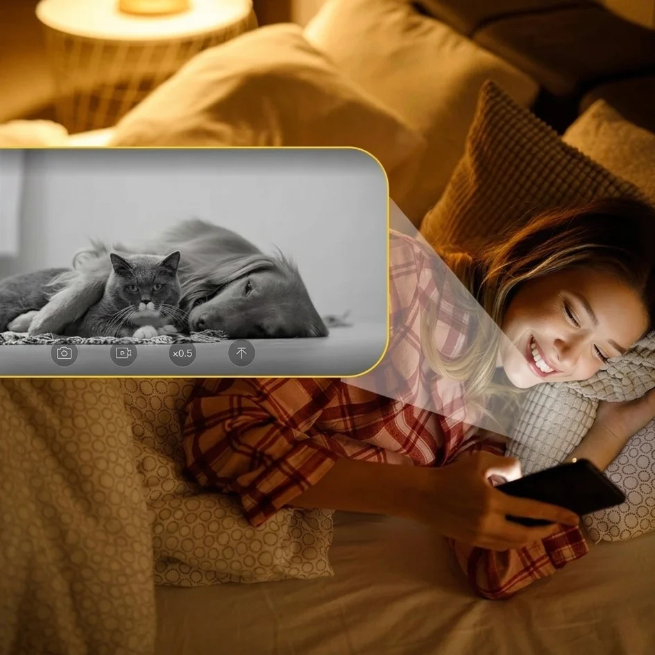 Smart Indoor Pet Camera | 2K Resolution with Night Vision & Two-Way Audio | Ideal Dog & Cat Monitor