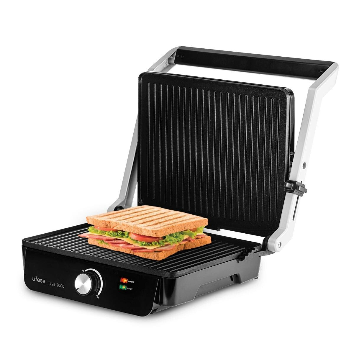 Kontaktgrill UFESA Sandwichmaker 2000 W für perfekte Sandwiches und Snacks in Kompa