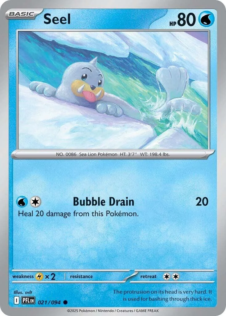 Seel (021/094) (ME02: Phantasmal Flames)