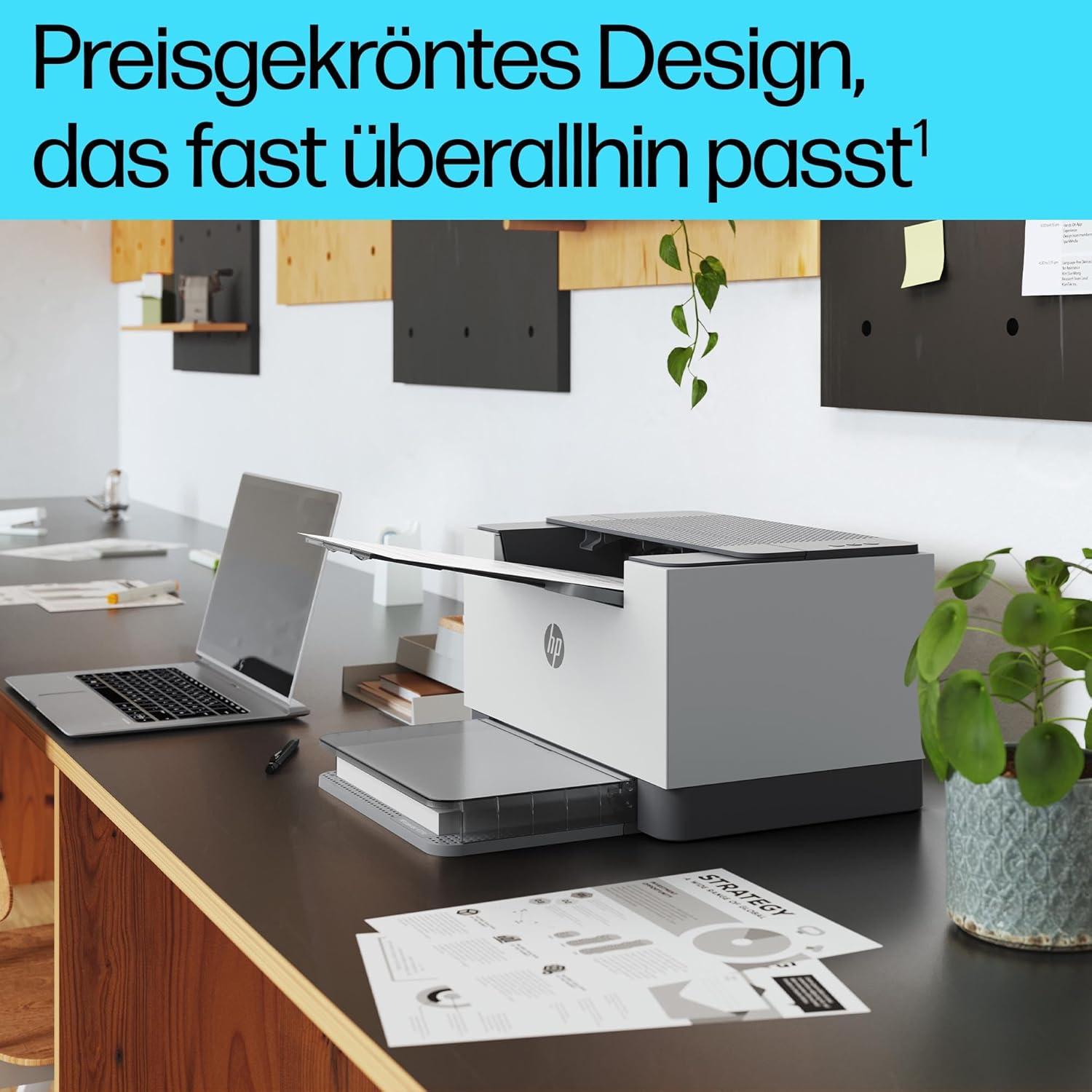 HP LaserJet MFP M235sdw Multifunktions-Laserdrucker Schwarzweiß, Drucken, Kopieren, Scannen, Automat.beidseitiger Druck, Dual-Band Wi-Fi, USB, LAN, HP Smart App, Intelligente Benutzeroberfläche