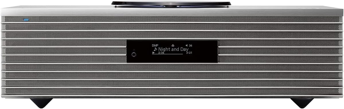 Technics SC-C65EG-S Sistema Musicale All-in-One con Lettore CD, Radio DAB+, USB, Bluetooth e Chromecast Integrati, AirPlay 2, 2.1 Canali, Wi-Fi, Argento