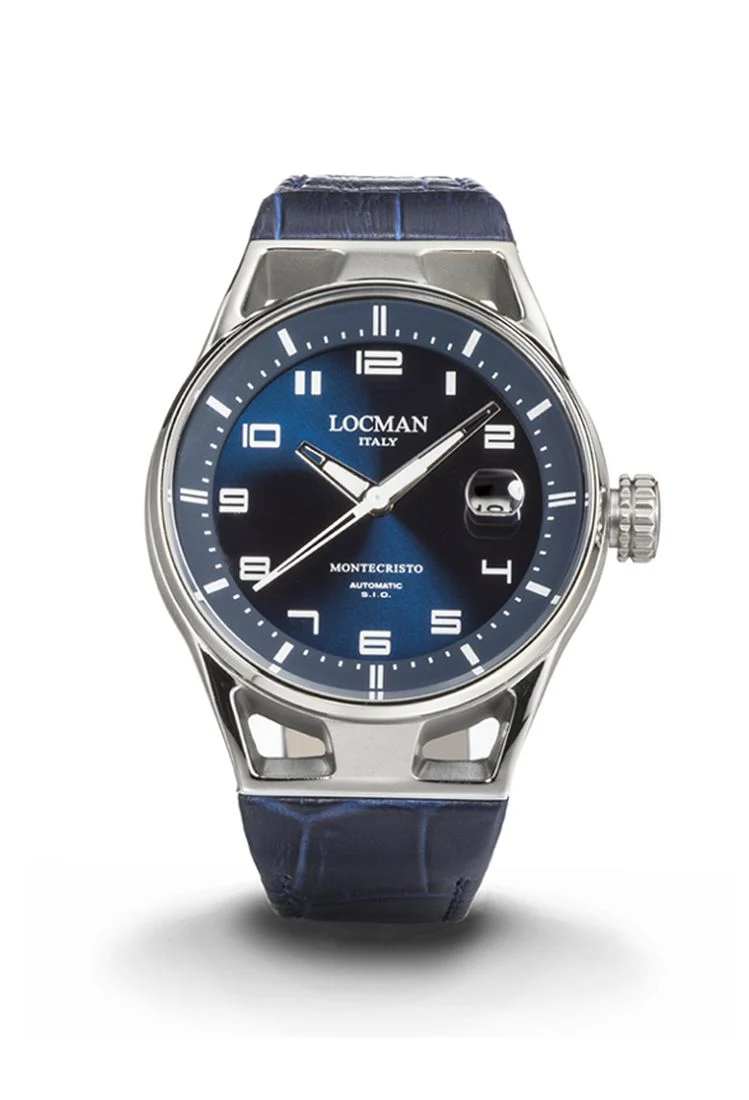 Locman Montecristo automatico 41mm blu pelle 0541A02S-00BLWHPB