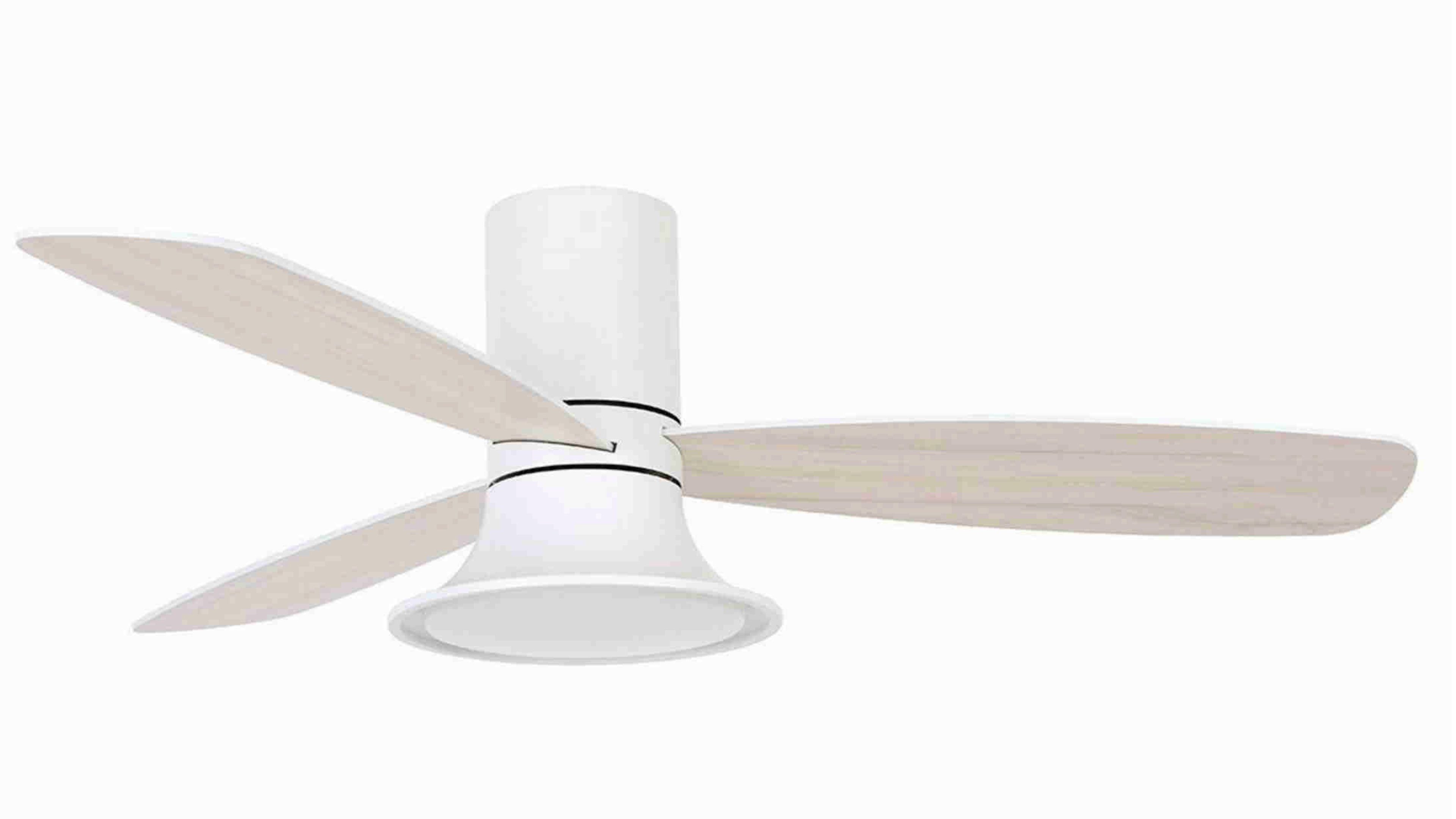 Deckenventilator DC Deckenventilator Flusso Weiß mit LED