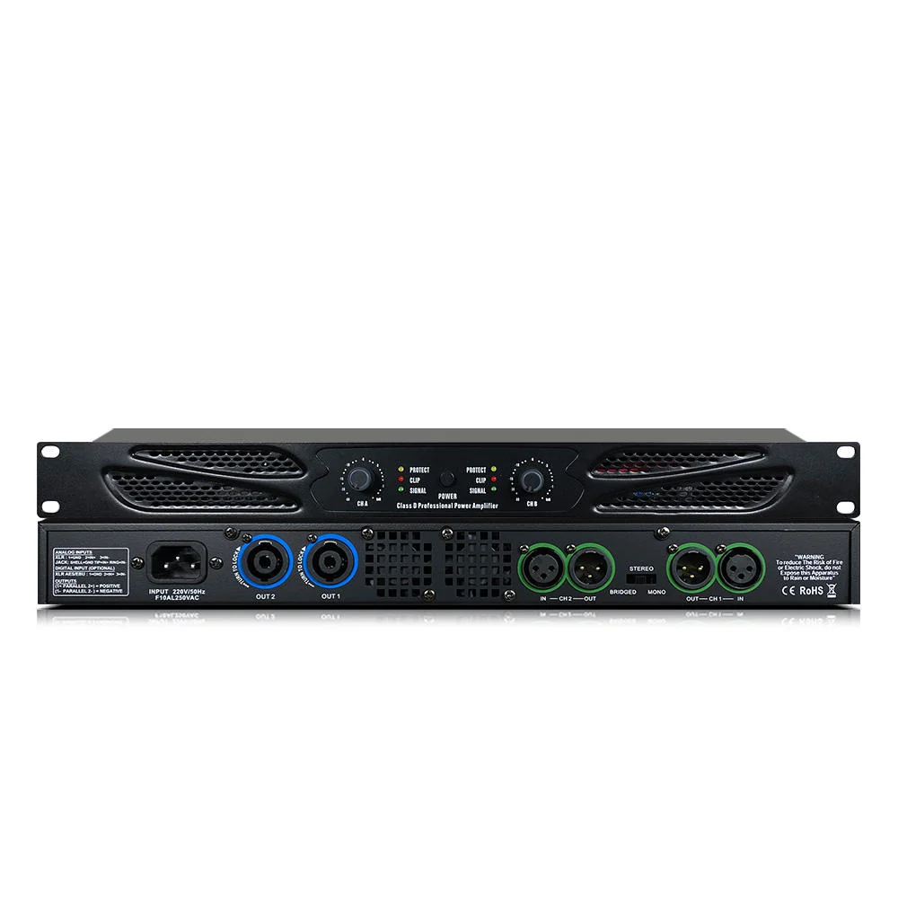 ERZHEN G-Class Digital Power Amplifier Professional 2/4 Channel Power Amplifier #350W2