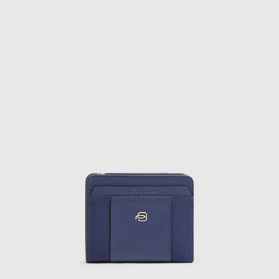Portafoglio donna Piquadro piccolo con portamonete blu PD6660W92TR-BLU