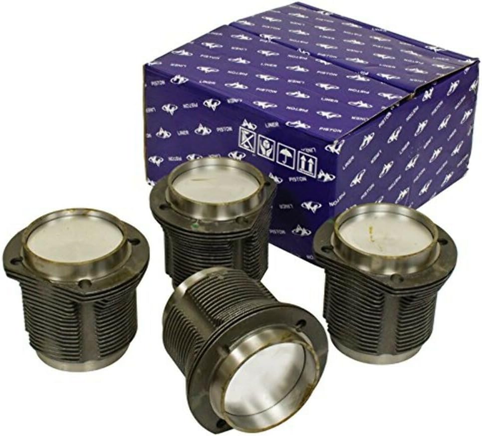 AA Brand 85.5mm x 69mm Cast Piston & Cylinder Kit for 1600cc Aircooled VW Engines – Compatible with Dune Buggy
