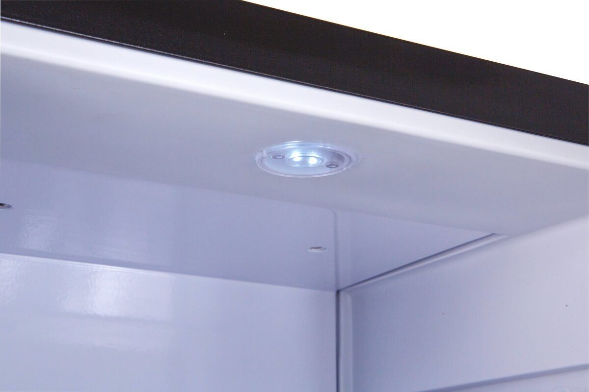 Kühlschrank Minibar Kühlschrank 35 L, LED, Gastronomie, geräuscharm, schwarz
