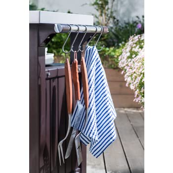 Keter Unity XL Barbecue, Graffite, 123.7x54x90 cm : Amazon.it: Giardino e giardinaggio