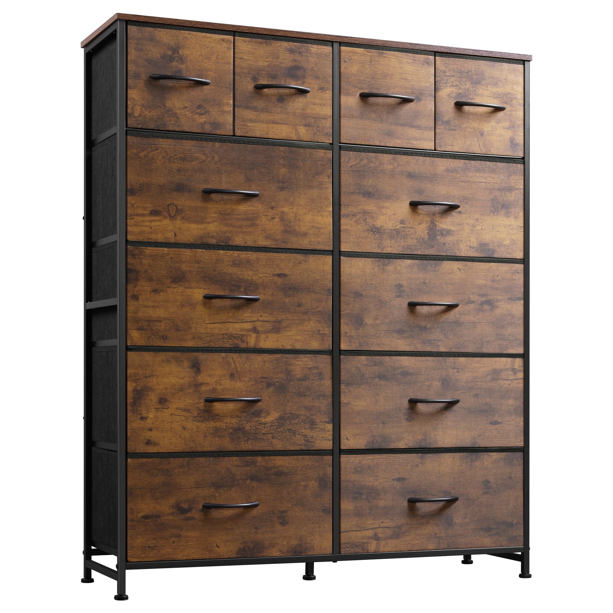 WLIVE Tall Dresser for Bedroom with 12 Drawers