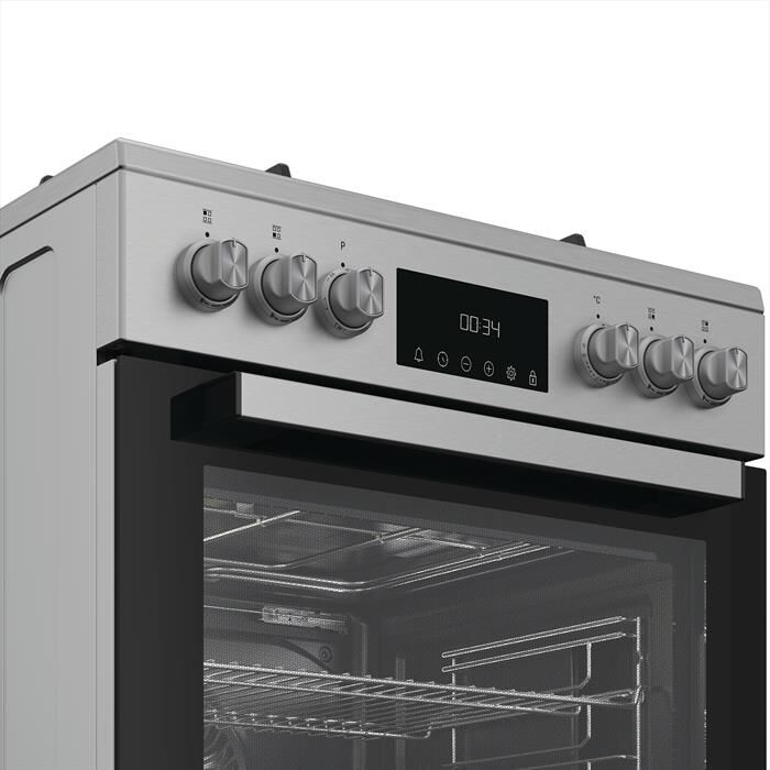 HOTPOINT ARISTON - Cucina a gas H6G5LMX Classe A-inox