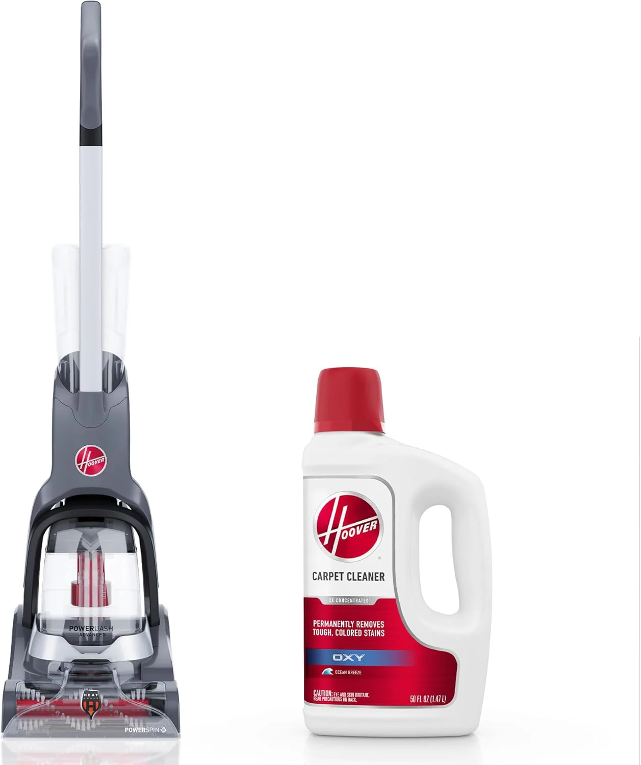 Hoover PowerDash Pet+ Compact Carpet Cleaner Machine, Lightweight Carpet Shampooer