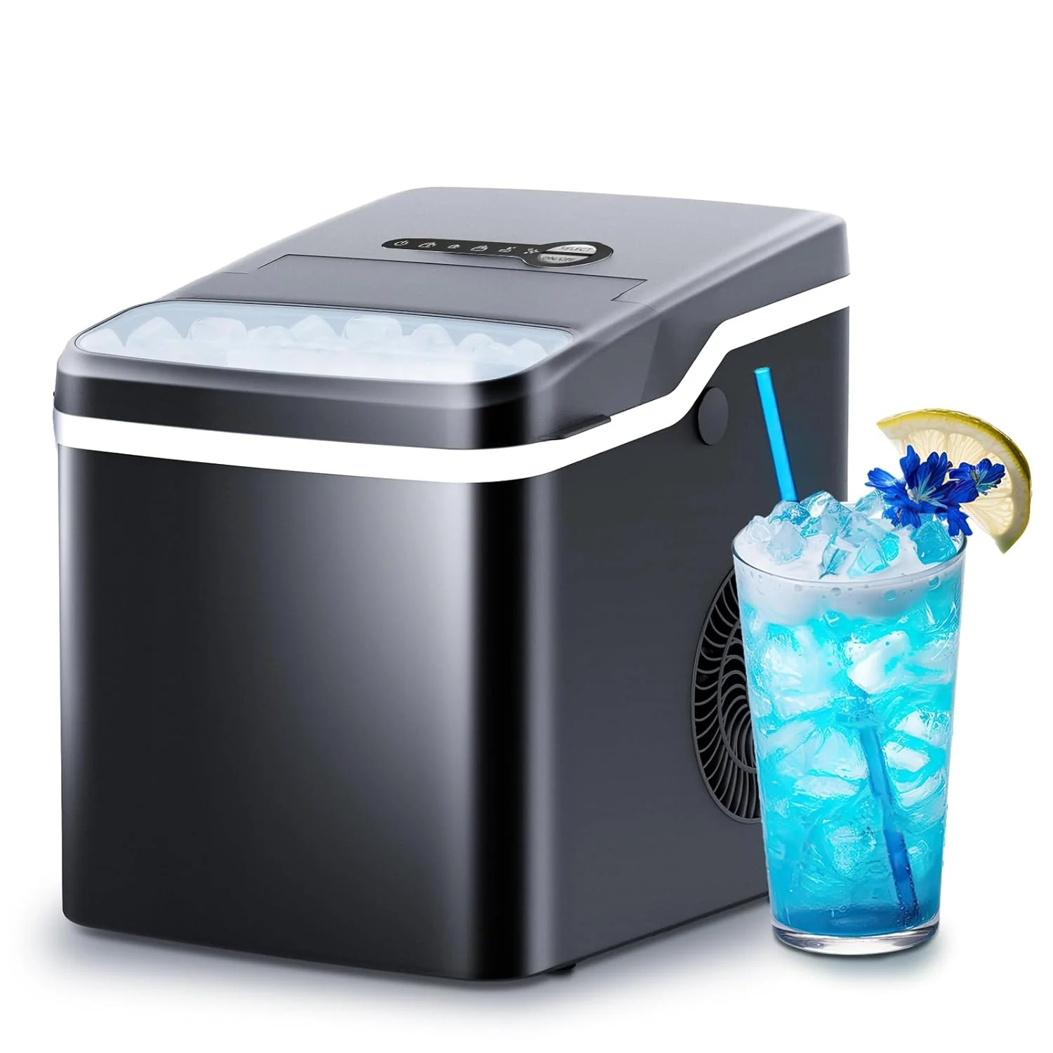 Antarctic Star Ice Maker Countertop with Auto Cleaning