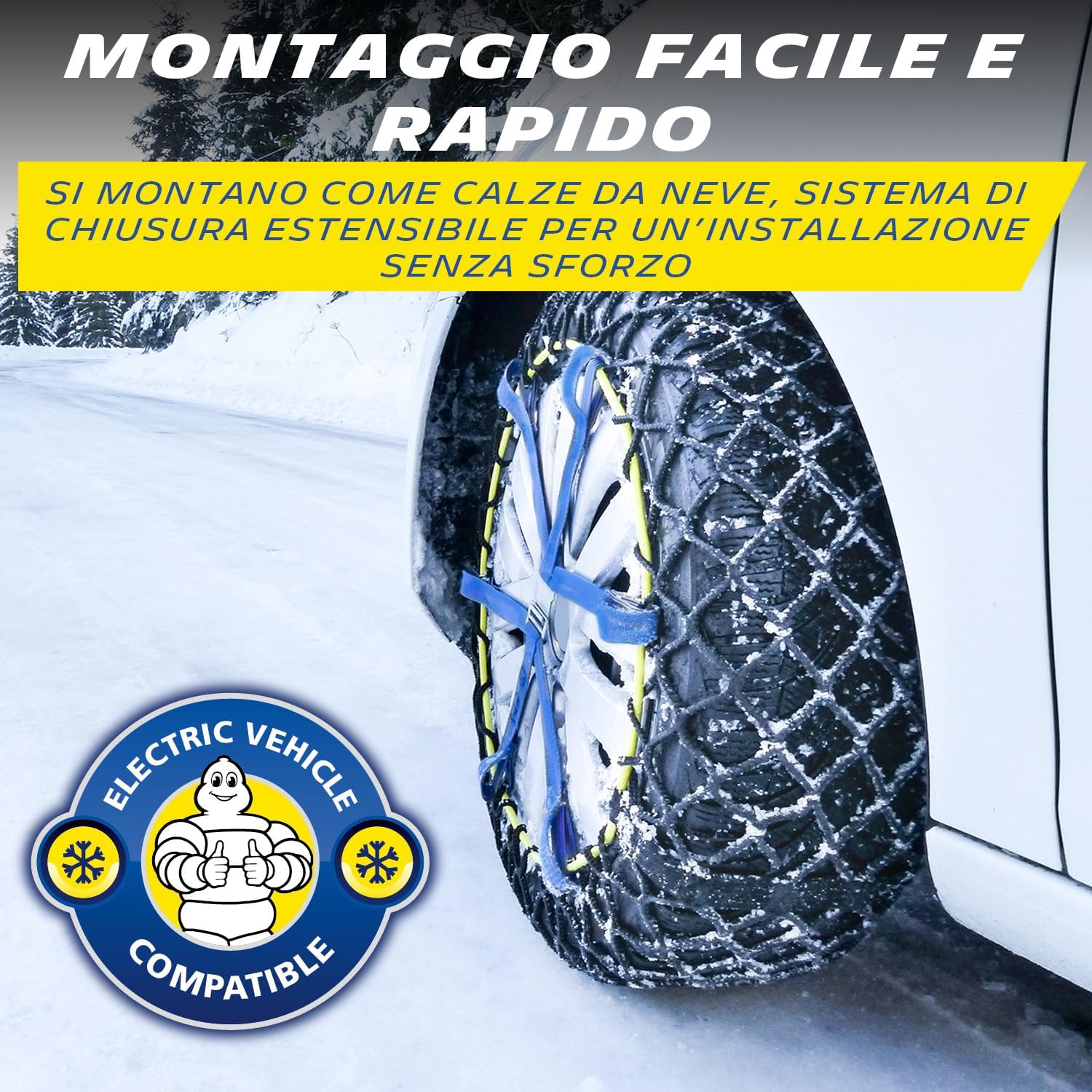 Michelin Easy Grip Evolution Calze Neve Composite Omologate n°EVO 3