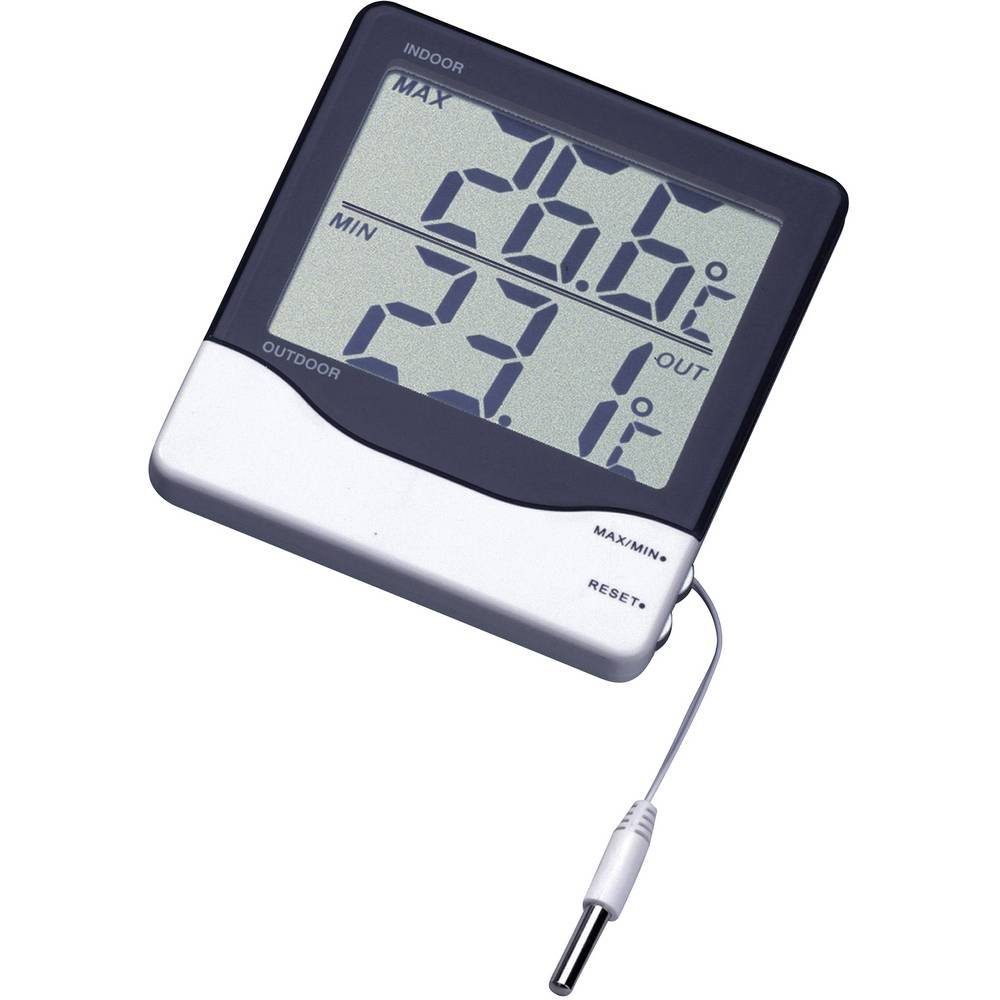Raumthermometer Innen-Außen-Thermometer mit ISO Kalibrierzertifikat 30.1011.K