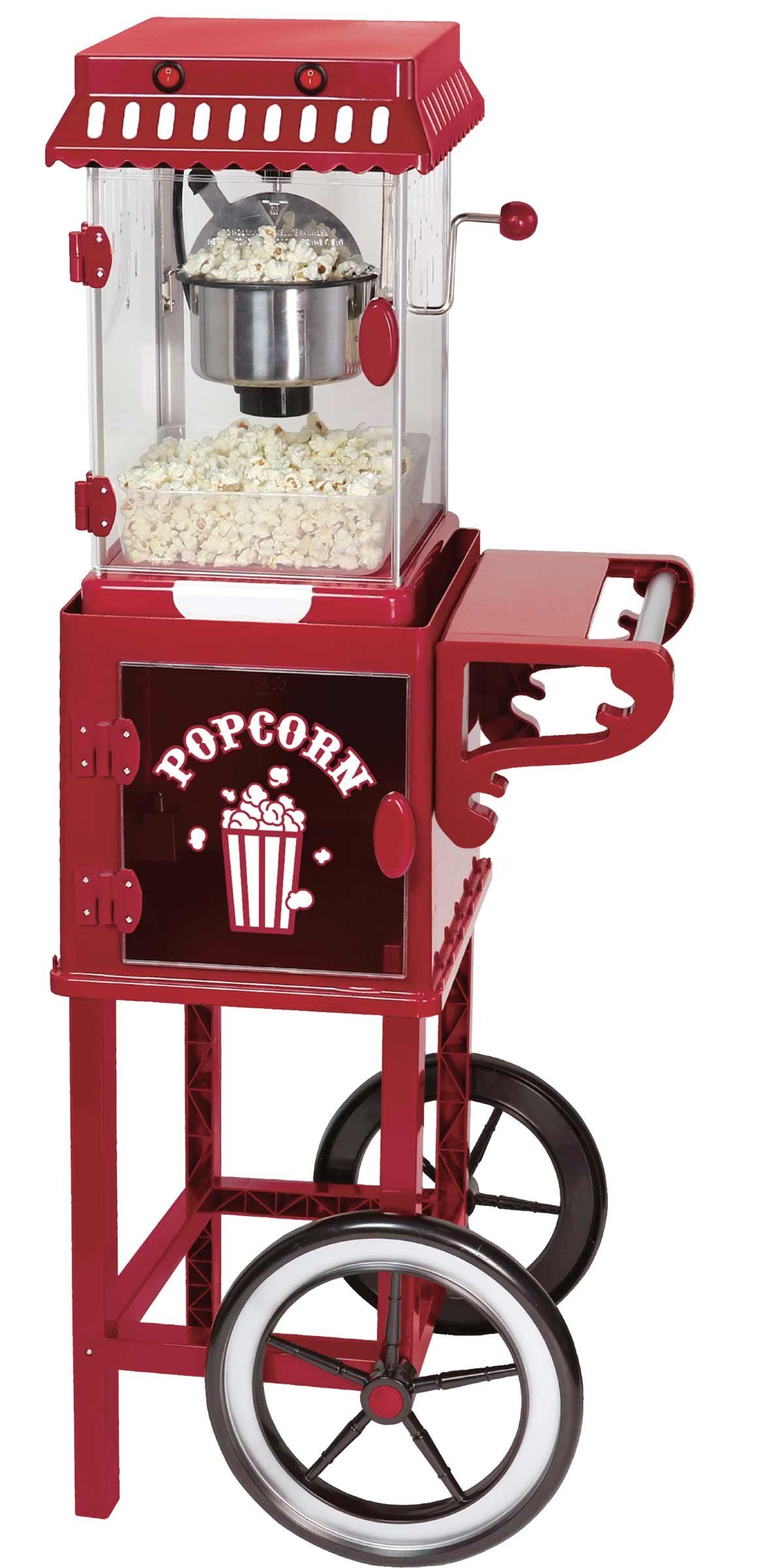 Popcornmaschine 80001270 XXL Retro Popcorn-Maker, Popcorn-Maschine-Wagen