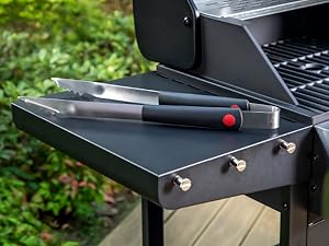 propane gas grill and charcoal grill combo