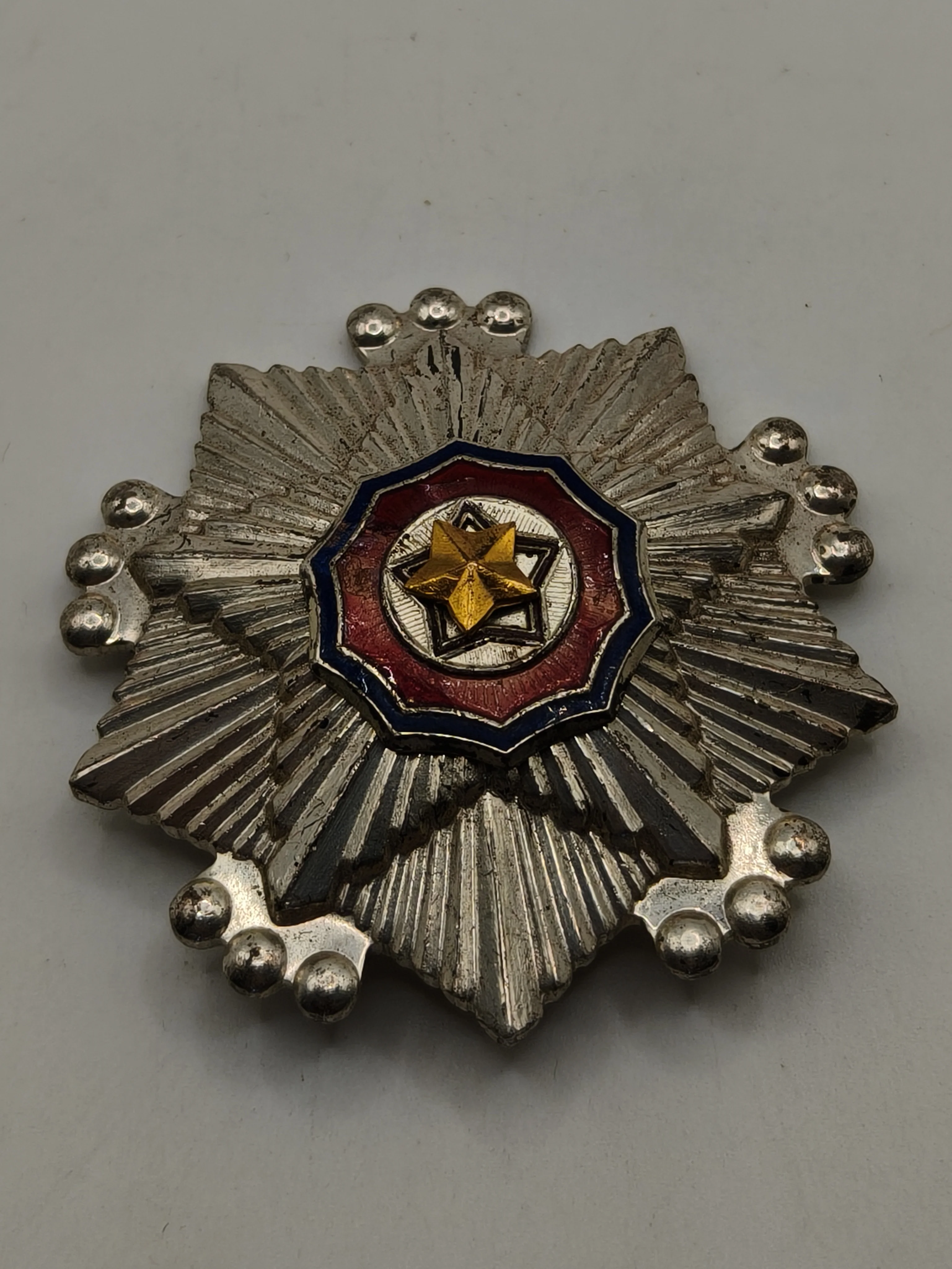 Medalla orden de la bandera nacional Corea.