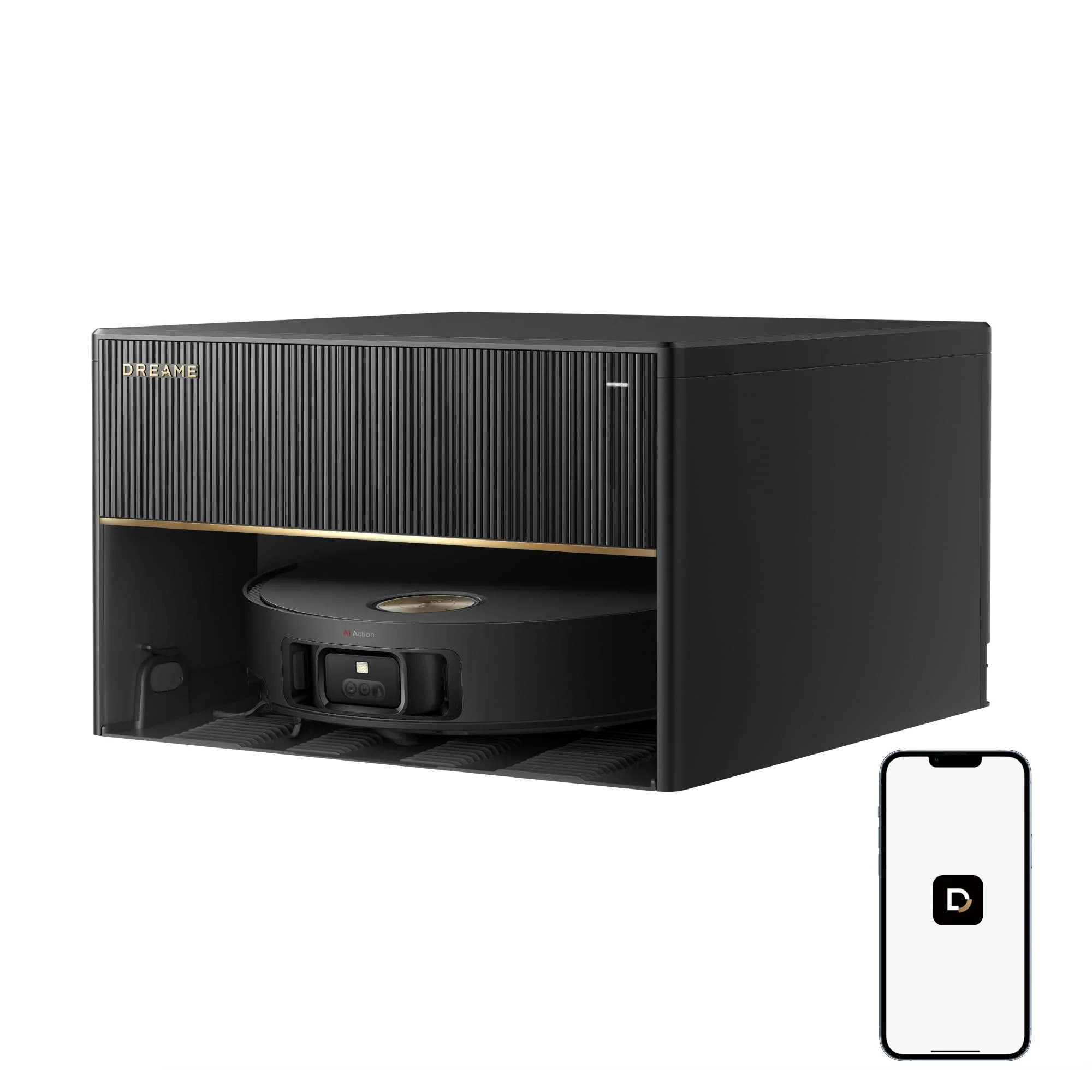 dreame X50 Ultra Complete Saugroboter mit Wischfunktion,20.000Pa Saugkraft,6 cm Hindernisfreiheit, mit Wischfunktion&Hebarem Wischmopp,KI-Hindernisvermeidung und 360° Navigation