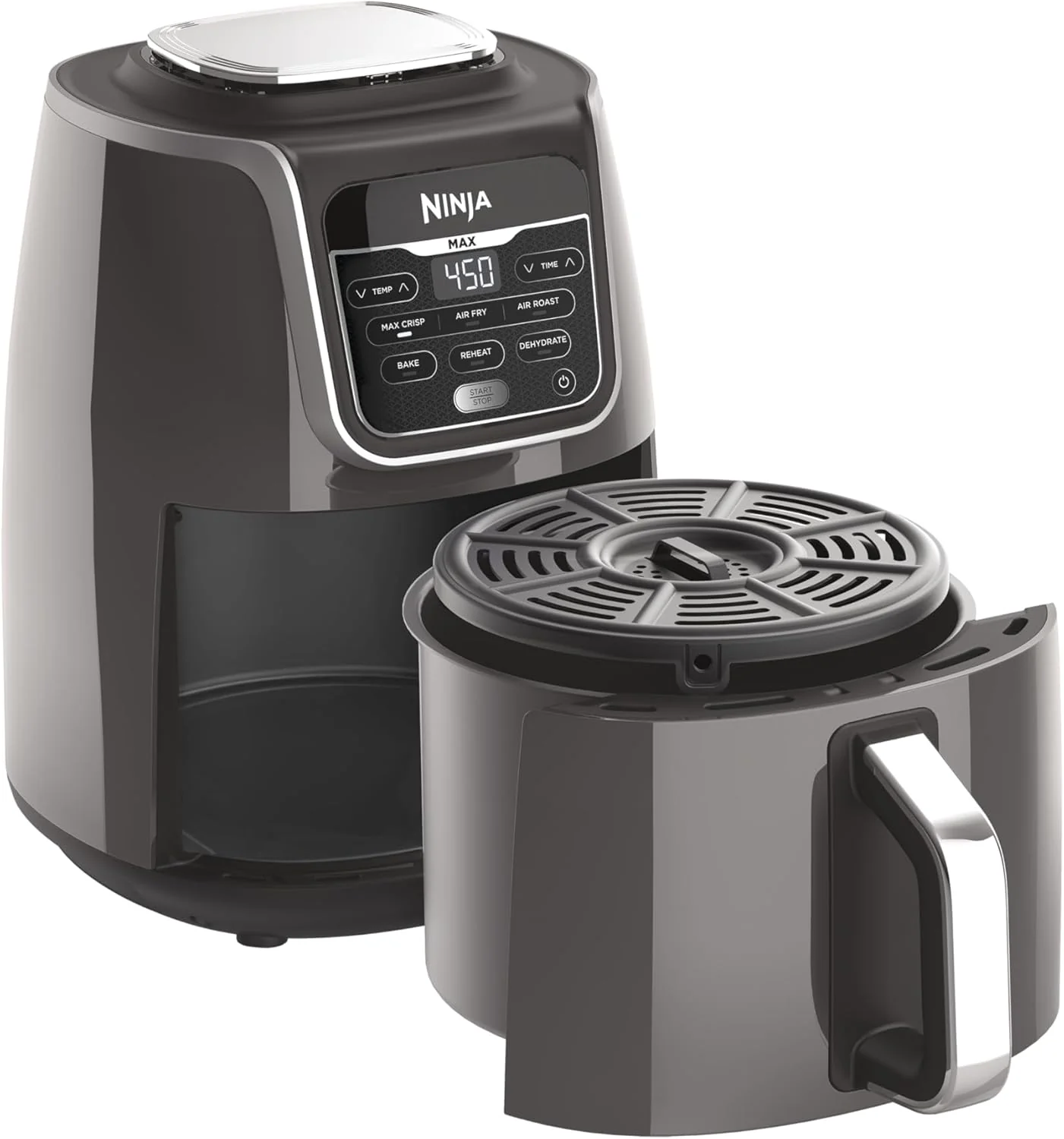 Ninja 4-in-1 Pro Air Fry,Roast,Reheat,Dehydrate 5QT Capacity fits up to 4lbs of French Fries