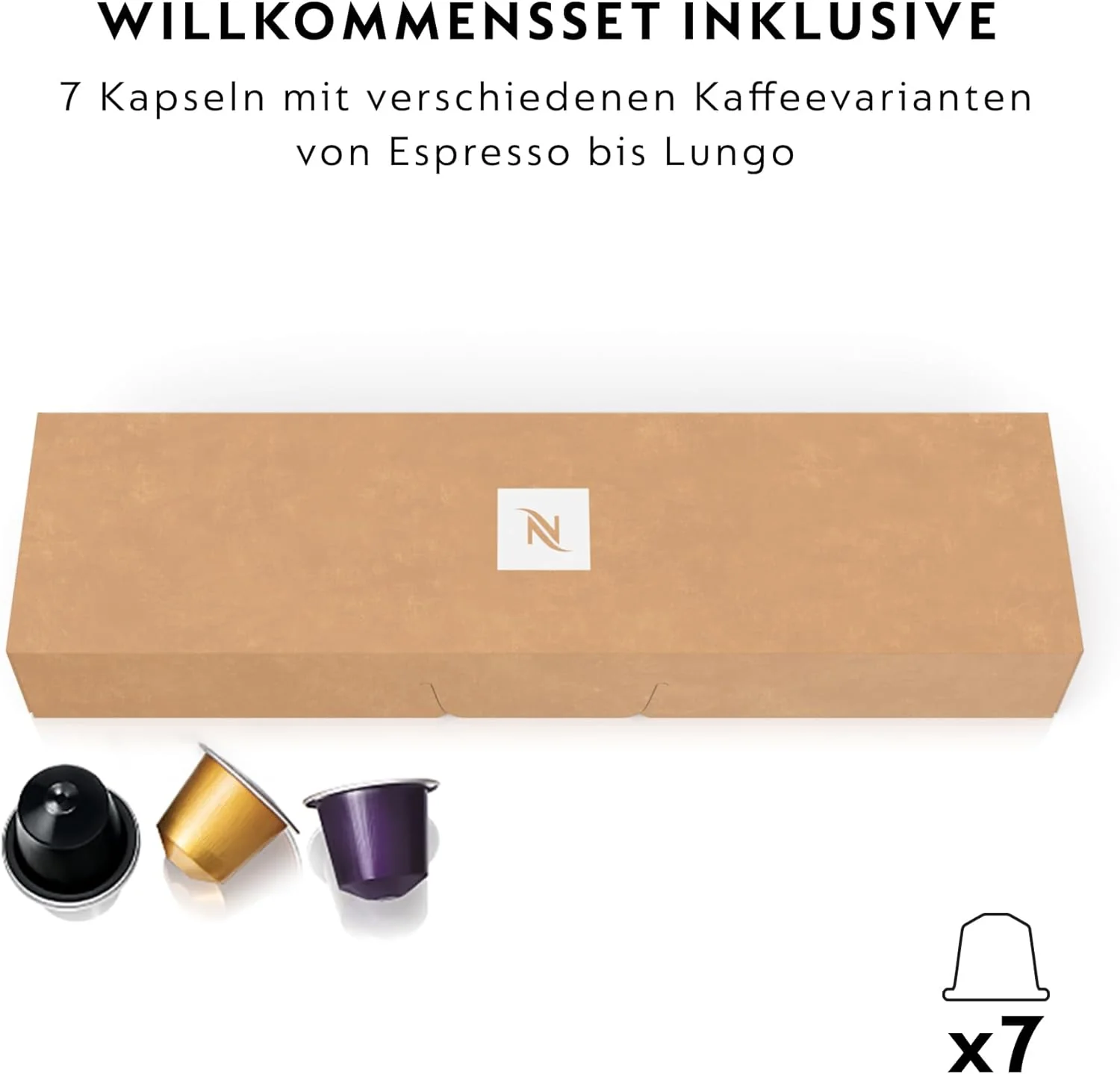 Nespresso De'Longhi EN267.BAE Citiz koffiezetapparaat met melkopschuimer, energiebesparende functie, 1710W, 1 liter, 37.2 x 21.8 x 27.7 cm, zwart