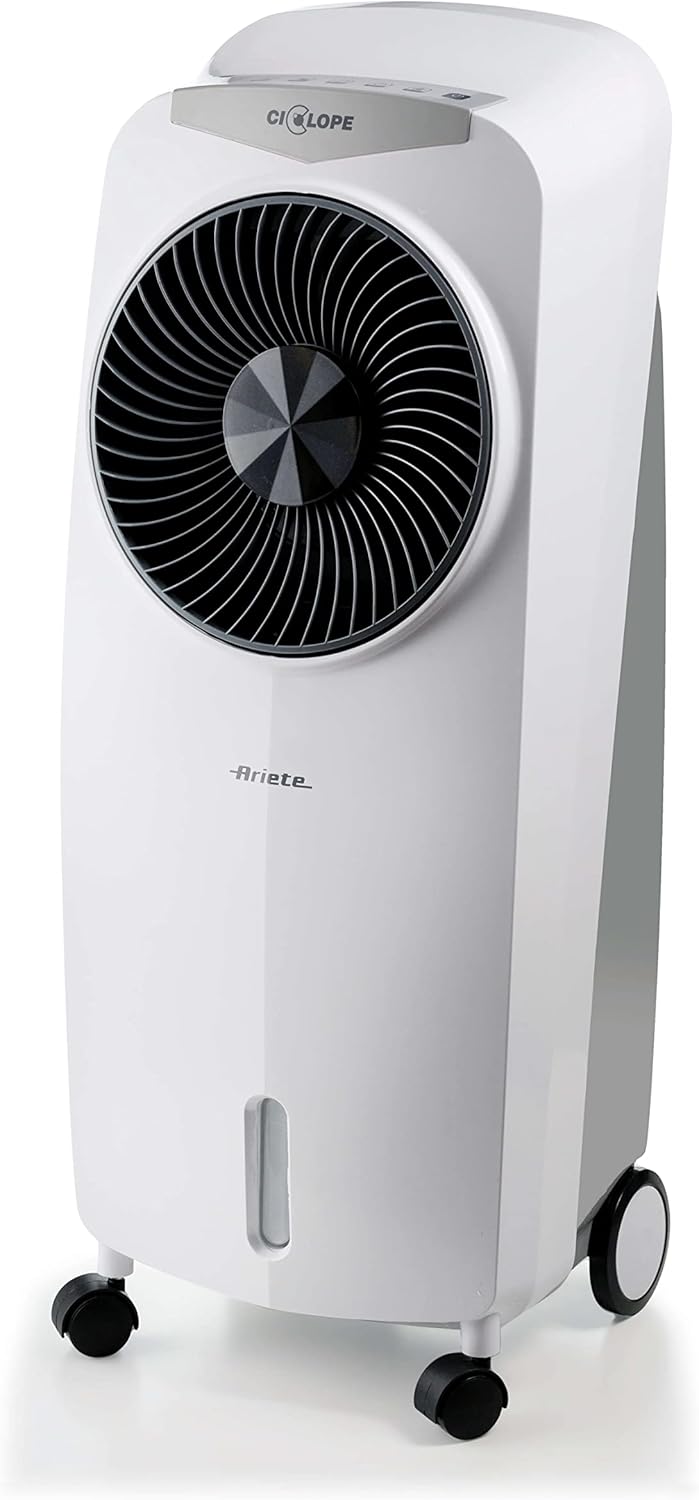 Ariete Polar 14, Climatizzatore Portatile 14000 btu/h, 220 Volt, Gas Naturale R290, Classe Energetica A, Bianco