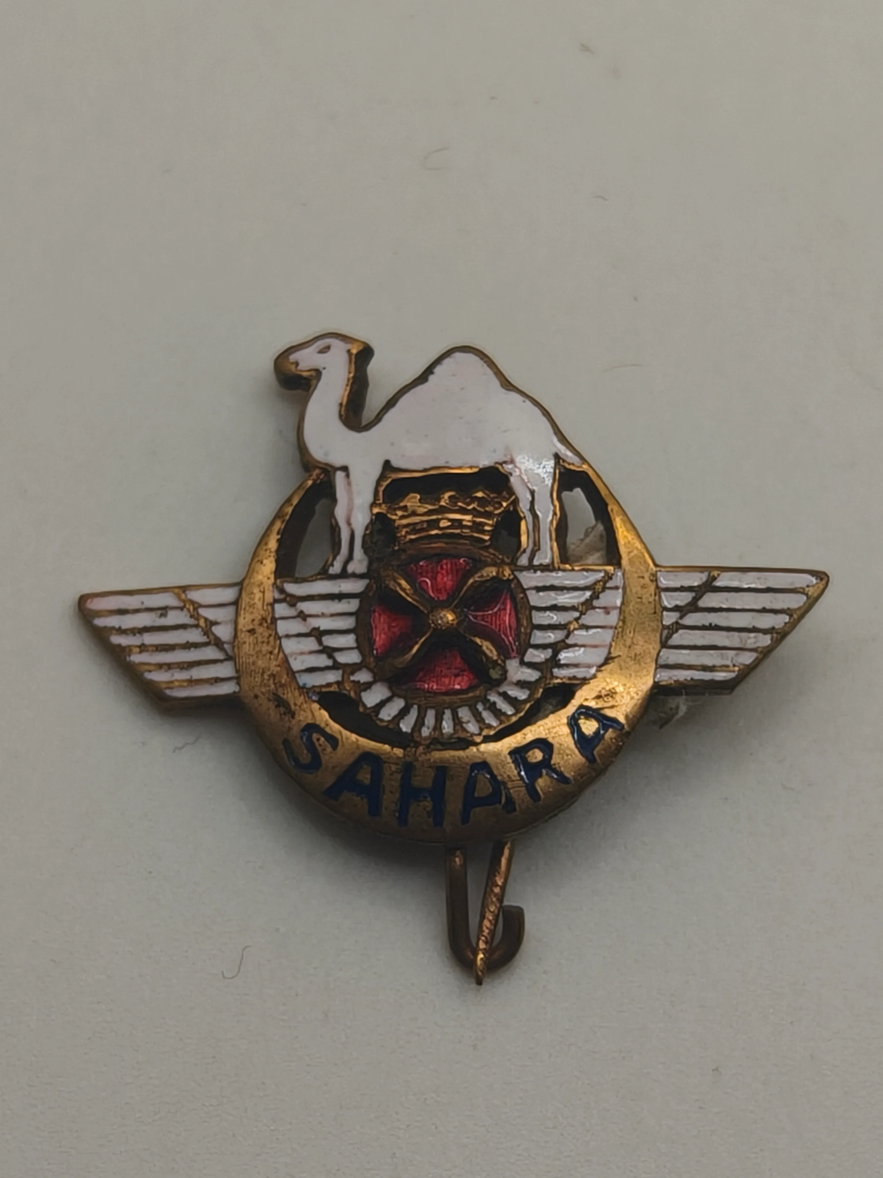 Aereal Colonial Troops Badge Mini. Spain North Africa.