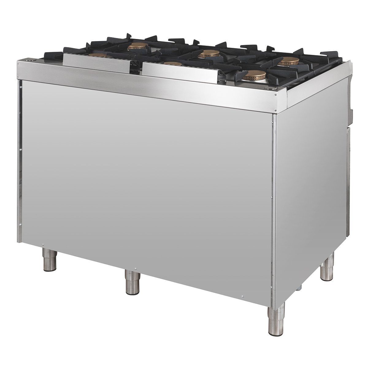 Dönergrill Gasherd 110/70 mit Elektrobackofen 42 kW, Herd, Backofen, Gastro