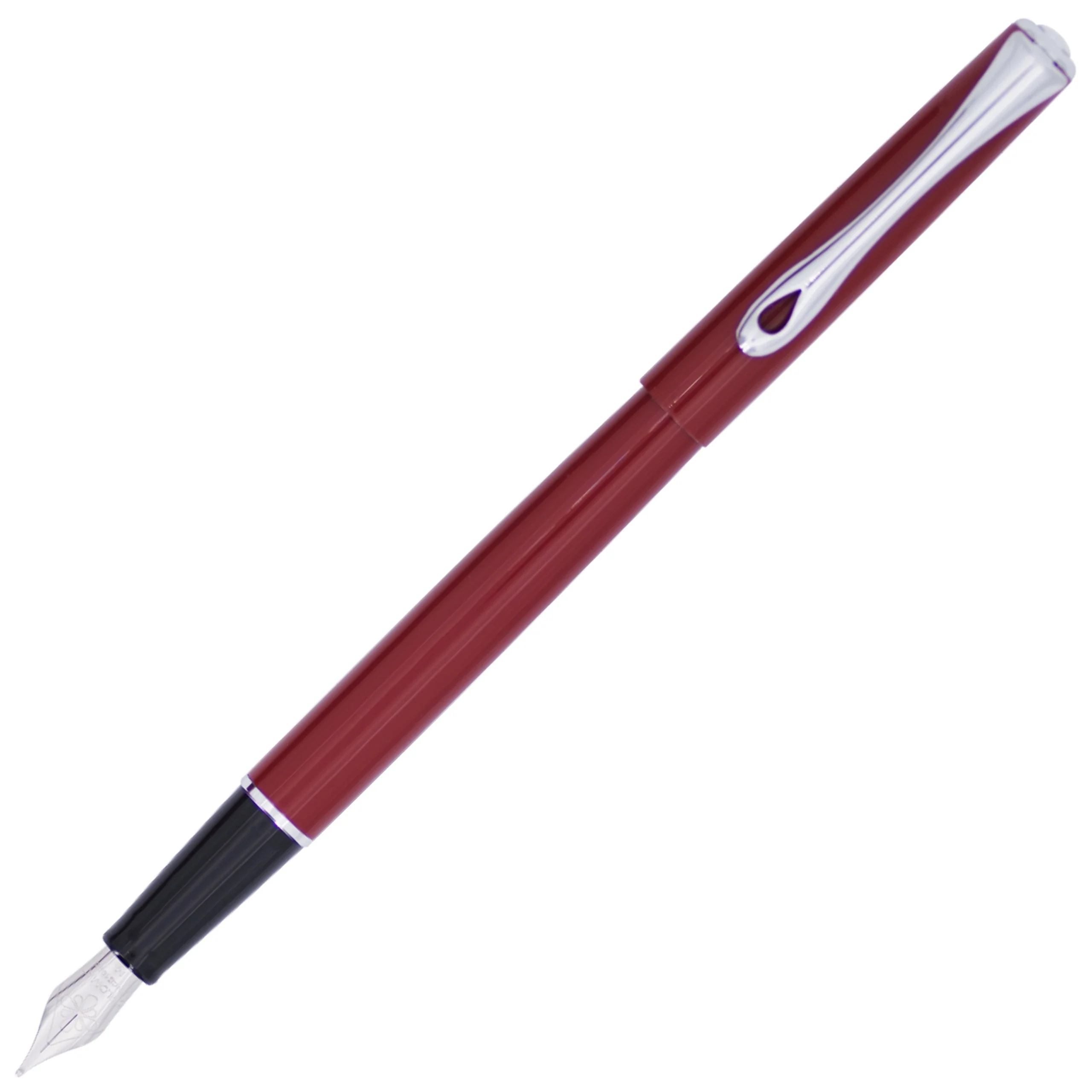 Diplomat Traveller Dark Red Fountain Pen
