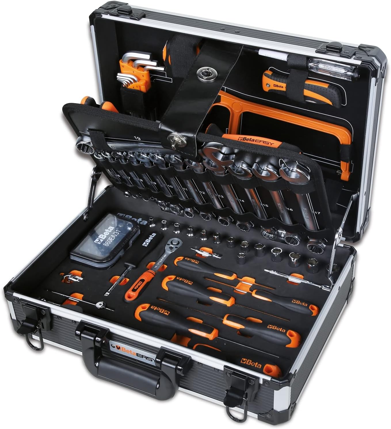 Beta 2054E-100 - Valigia con assortimento di 100 utensili per manutenzione generale