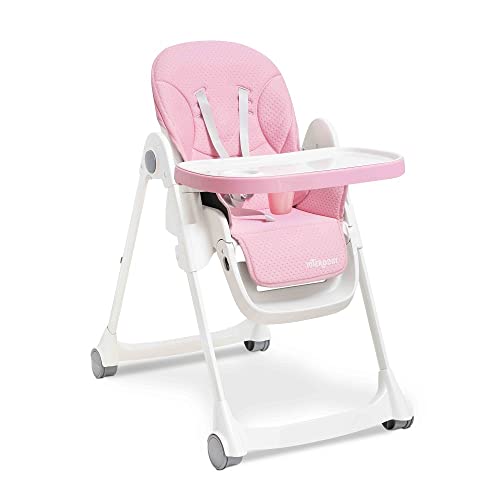Seggiolone in alluminio per bambini, rosa : Prima infanzia