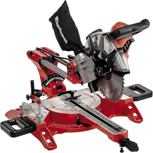 Einhell TC SM 2534/1 Dual Troncatrice radiale (230 240 V, 2350 W, giri al min. 4000, lama Ø250 x ø30   48 denti, inclinabile DESTRA E SINISTRA 0 45°, taglio max 340 x 75 mm) : Amazon.it: Giardino e giardinaggio