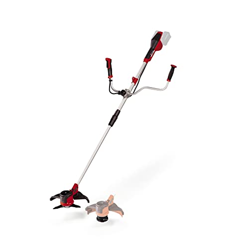 Einhell Decespugliatore senza fili Power X Change 36V   Potente tagliaerba con lame in metallo   Decespugliatore a batteria AGILLO 36/255 Solo (batteria non inclusa), 16 x 113 x 35 cm, rosso/nero : Amazon.it: Giardino e giardinaggio