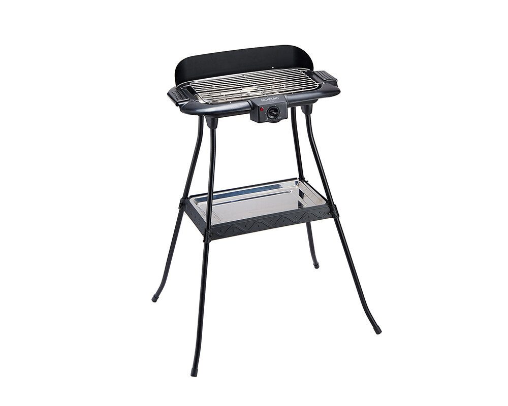 Standgrill Elektrogrill Tischgrill 2 in 1 Standgrill BBQ Barbeque Elektro Garteng