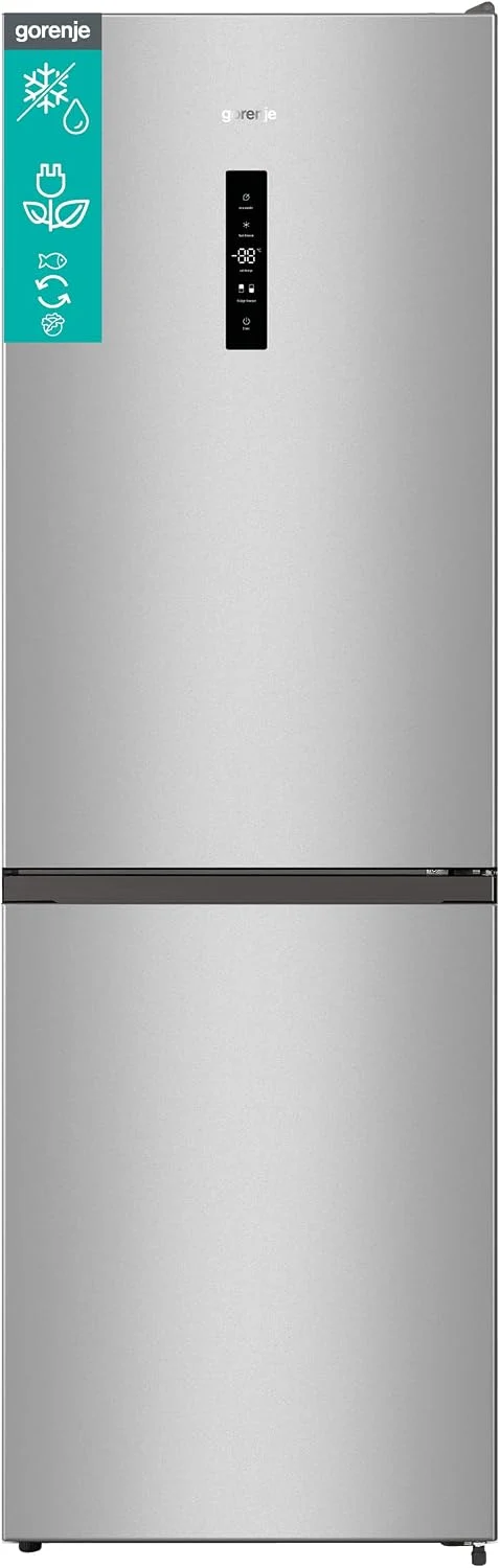 Gorenje Kühl-Gefrierkombination, Silber, NRK619CAXL4 Edelstahl